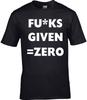 Metal Goth Men's T-Shirt Zero F***s Given Funny Attitude Grumpy Punk Rock Hard Unisex T-Shirt