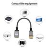 Male to Female Cable 4K Metal HDMI-compatible Adapter Laptop TV Audio Video Transfer