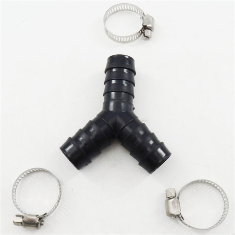 Y Shaped Splitter Down Pipe Hose Connector Universals Plastic Drainage Splitter Connector for Washing Machines Dishwashers