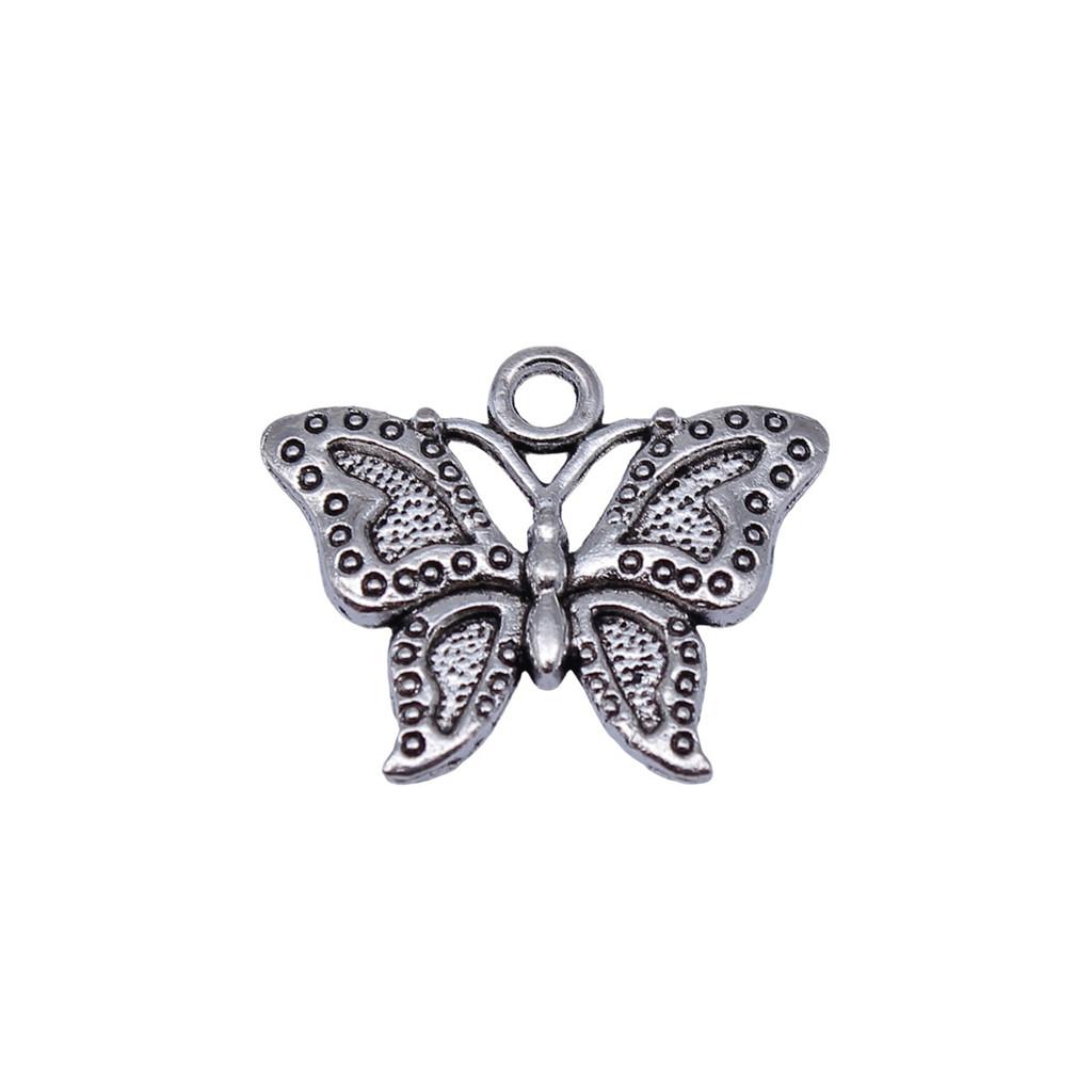 Charms Small Butterfly Pendants Wedding Jewelry Findings ZC114