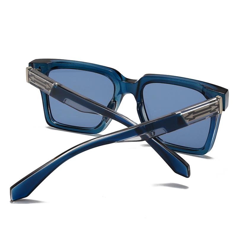 Nové evropské a americké pánské letecké brýle Retro čtvercové sluneční brýle Skladem 62010