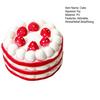 Simulated Cake Squeeze Toy Soft Slow Rising Toy Rainbow Layer Cake Slice Stress Relief Sensory Toy for Adults