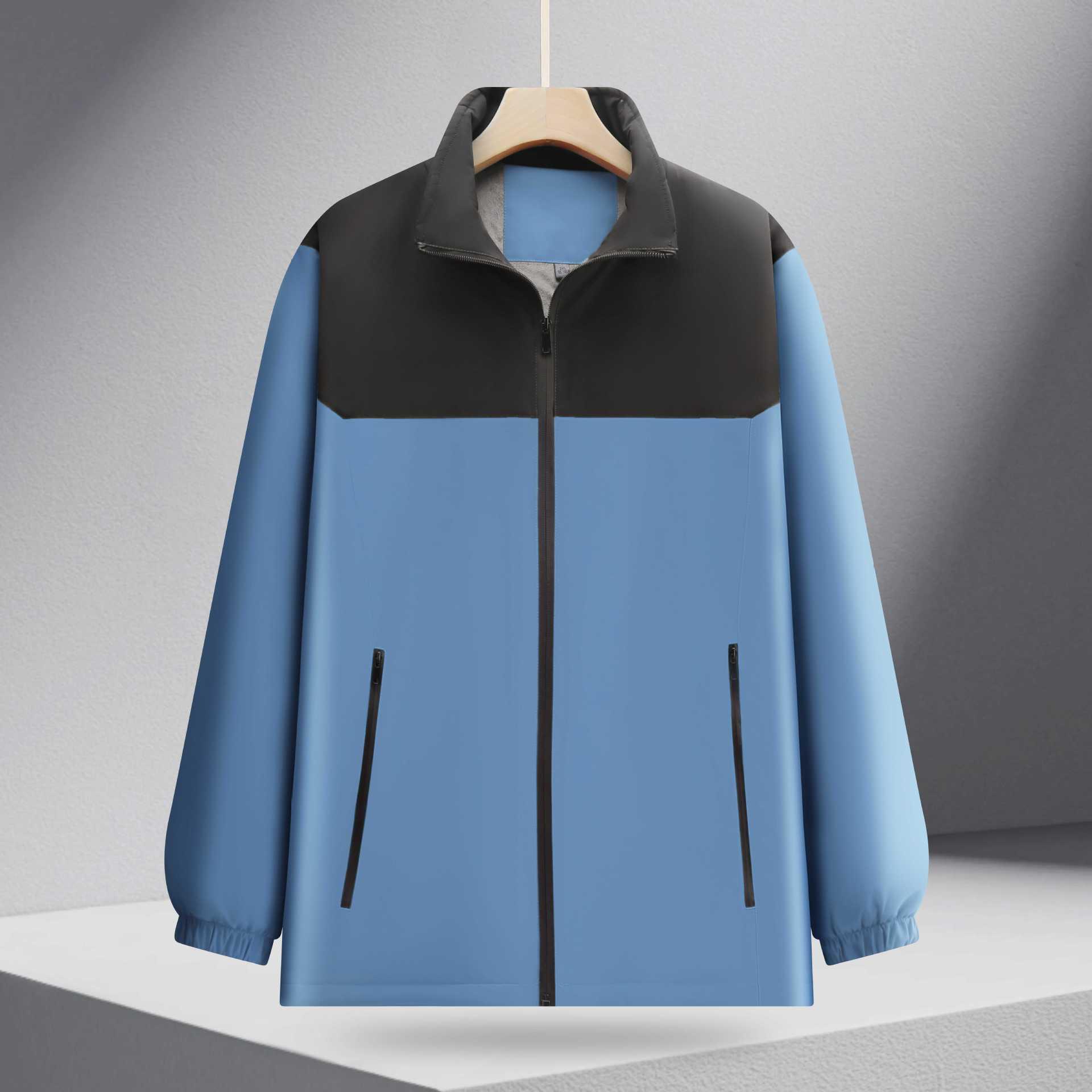 

Unisex Windproof Waterproof Thickened Cotton Jacket with Stand Collar - Super Soft and Oil-Resistant L