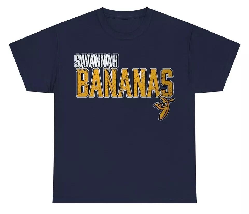 VTG Savannah Bananas navy T-shirt short sleeve All sizes S to 45Xl S