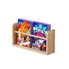 Children's Pine Wood Wall Bookshelf & Organizer