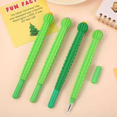 Kreativer Kaktus Cartoon Schüler Stift - Niedliches Neutrales Design für Büro & Schreibwaren