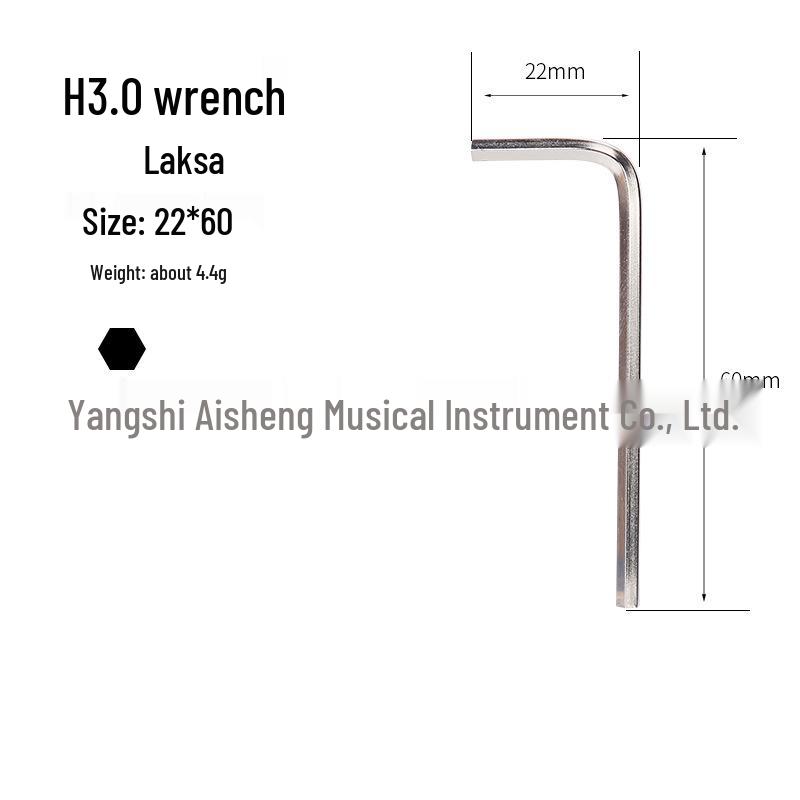 Universal Guzheng & Guitar Tuner Wrench, Four-Corner/Eight-Corner String Tuning Tool