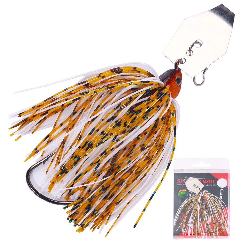 Chatterbait Fishing Lure Wobbler Spinner Bait Blade Jig Swimbait for Bass Pike Silicone Skirt Artificial Baits 15g 20g