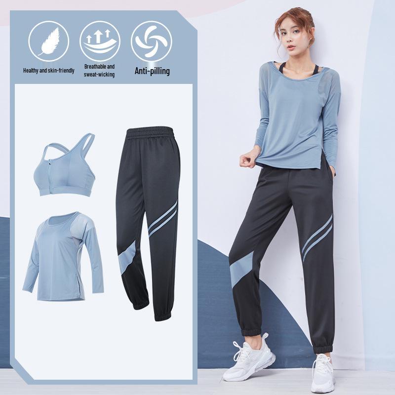 Plus Size Loose-Fit Yoga Set - Breathable, Quick-Dry Sportswear for Running and Fitness