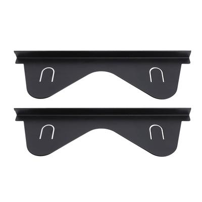 2 Paires Cache-Fentes de Comptoir de Cuisinière Noir Acier Inoxydable Rétractable Lavable au Lave-Vaisselle Protection Anti-Fentes de Cuisinière