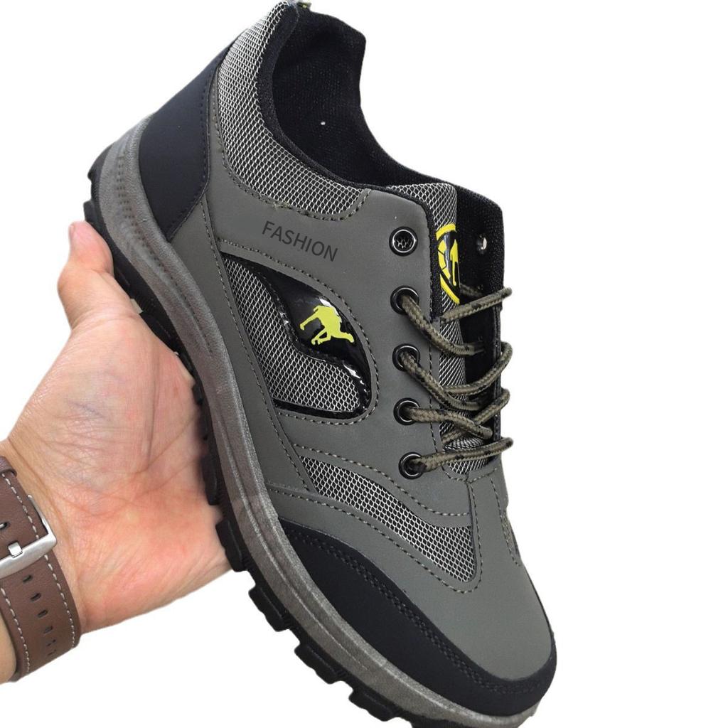 Large size four-season hiking shoes breathable sports shoes medium cotton shoes walking casual shoes