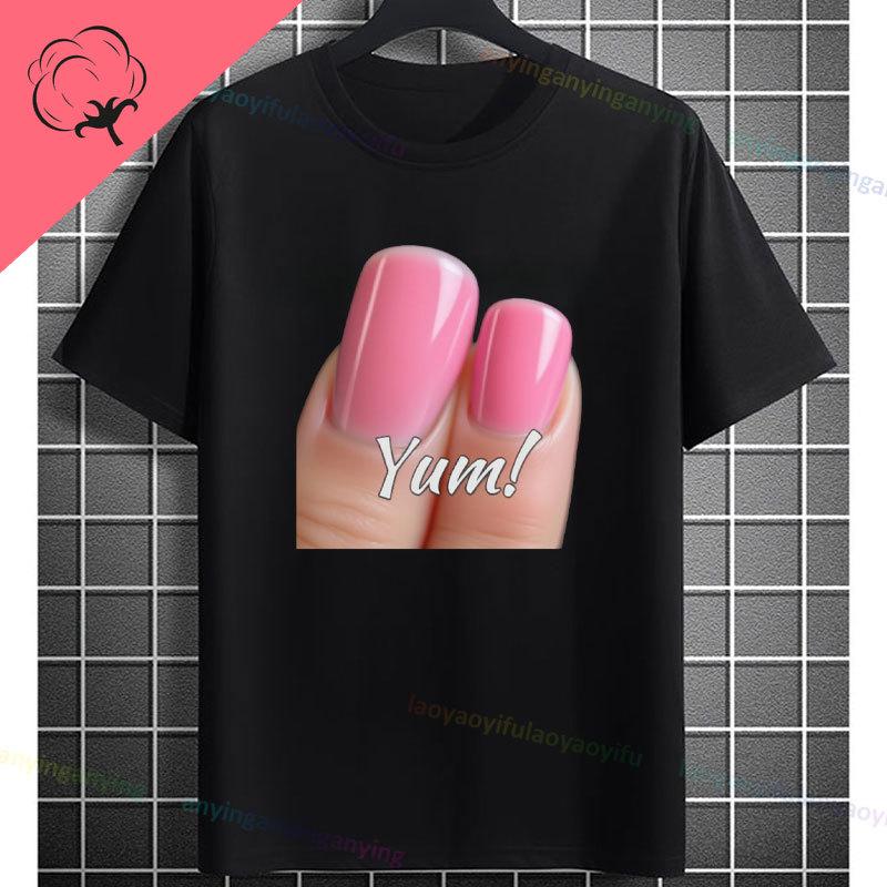 Funny I May Not Be Perfect But My Nails Are Slogan Unisexicurist Graphic Tshirt Pure Cotton Shortsleeve Round Neck Casual Tee