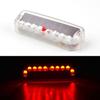 2pcs Car Strobe Light Wiring-free Solar Alarm Lights Led Warning Security System Flash Lamp