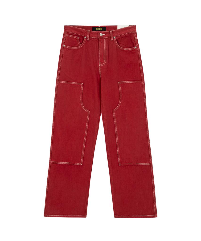 Pillogeulaem Vivid Jun Wide Pants_Red