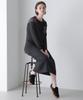 AVIREX MILITARY RIB KNIT ONEPIECE Women's M 410 Charcoal 783-4240602