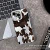 Applicable to Samsung color silver case S24/S25ULTRA brown leopard print GalaxyS23/NOTE20 mobile phone case