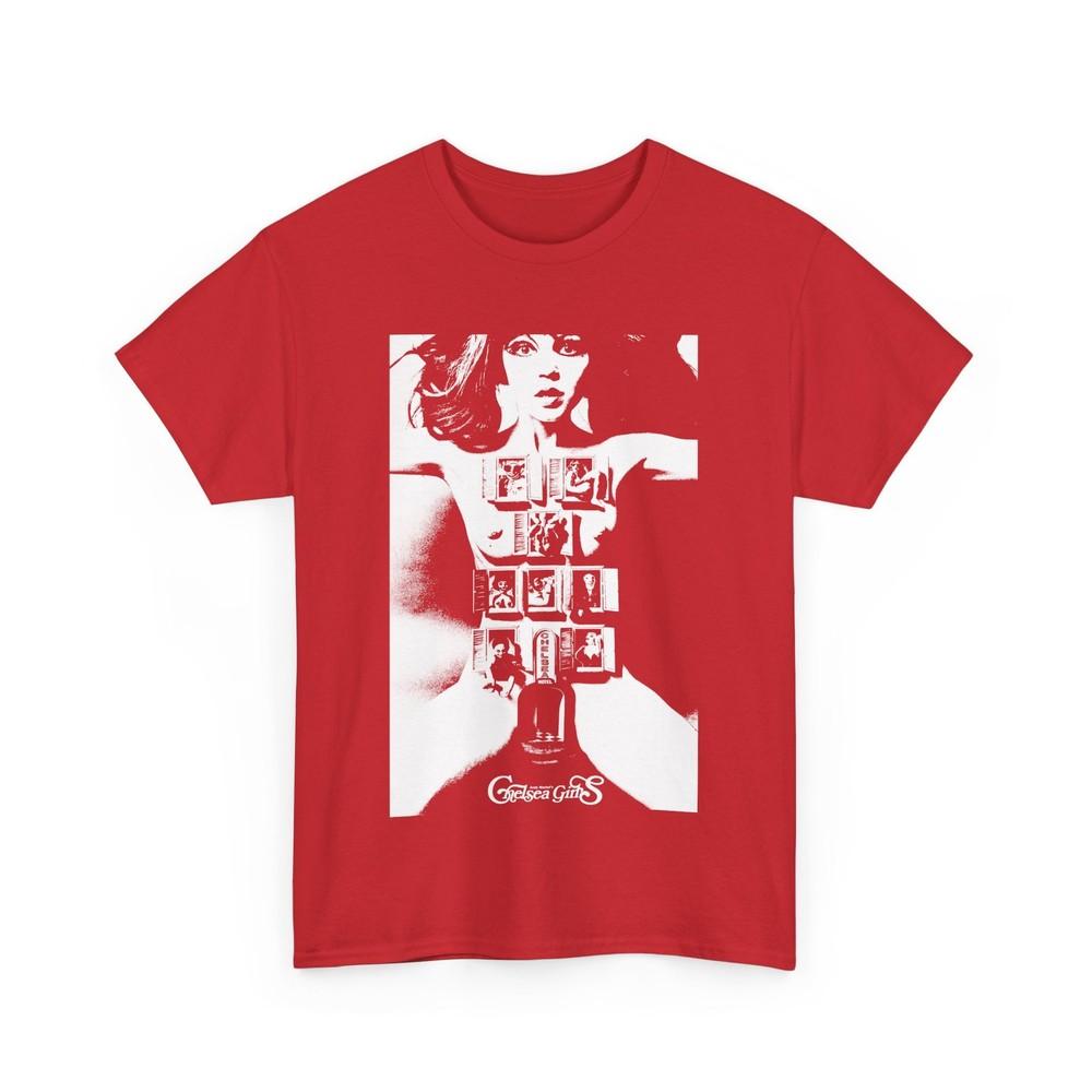 

1966 experimental warhol movie chelsea girls movie poster reproduction tshirt 3XL