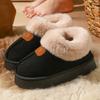 Cotton slippers women's indoor home winter use non-slip warm winter plush slippers women's