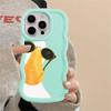 Soft Phone Cover Case for iPhone 12 13 15 Plus XR 17 Air 8 11 14 16 Pro Max Cartoon Dog Duck