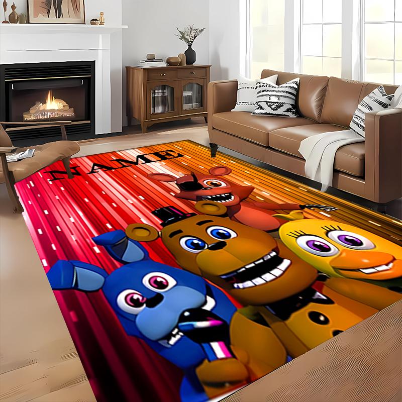 Custom personalization Five Nights at Freddy's Area Rug - Perfect For Kitchen, Bathroom,Laundry Room Decor Large Size Available,Gift All Seasons