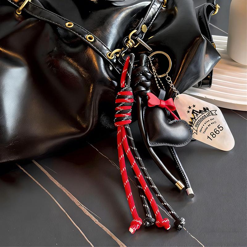 Yogodlns Small Heart Mini Backpack Hanging Handbag Pendant Bag Pendant Bags Accessories