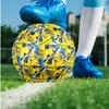 Cristiano Ronaldo Theme Soccer Ball Size 5 Soccer Ball Soft Touch Professional Training Football for Outdoor Sports