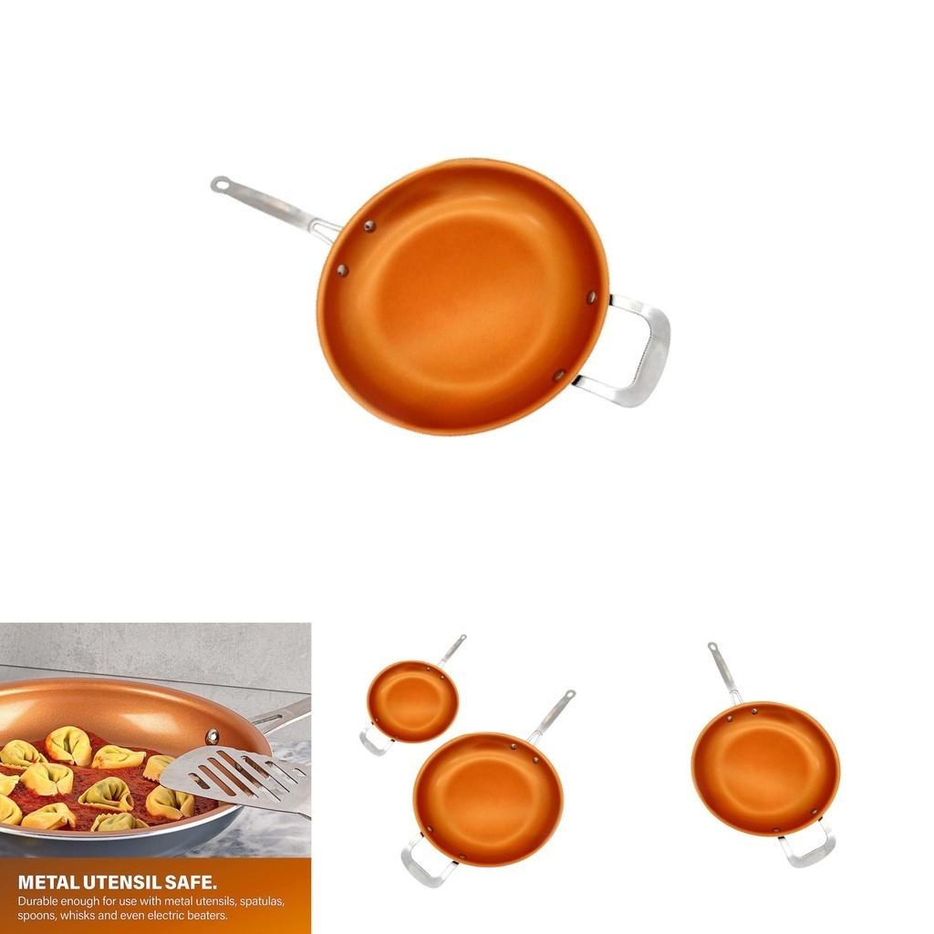 Durable Copper Non-stick Pan With Multi-size Options