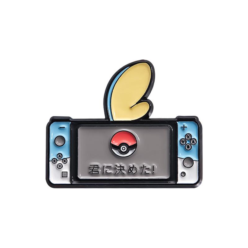 

Cartoon Exquisite Character Alloy Brooch Game Machine Inspired Accessory For Collectors And Fans QHXZ394