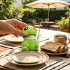 Dinosaur Egg Cup with Removable Lid & Spoon Slot Plastic Egg Holder for Breakfast Party Decor Cute 3D Printed Novelty Kitchen Gadget