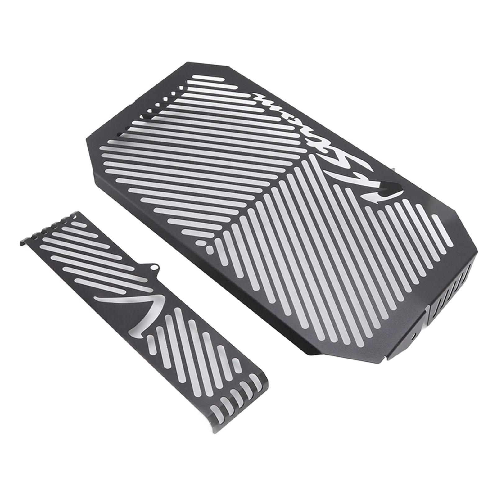 Motorcycle Water Tank Grill Cover Oil Radiator Protector Replacement for Suzuki DL650 V‑STROM 2004‑2010 Black nero