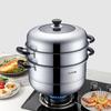 SUPOR 304 Stainless Steel Double-Layer Steamer & Soup Pot