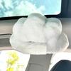 Tissue Cover Cloud Shaped Tissue Boxes Car Interior Suspension Creative Paper Towel Storage Car Storage Organization