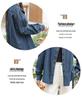 Women's Soft Embroidered Denim Shirt - Spring/Summer Casual Wear