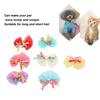 31 Peças Laços de Cabelo para Cães Design Laço de Renda Laços para Banho e Tosa de Animais de Estimação com Elásticos Para Cães Animais de Estimação