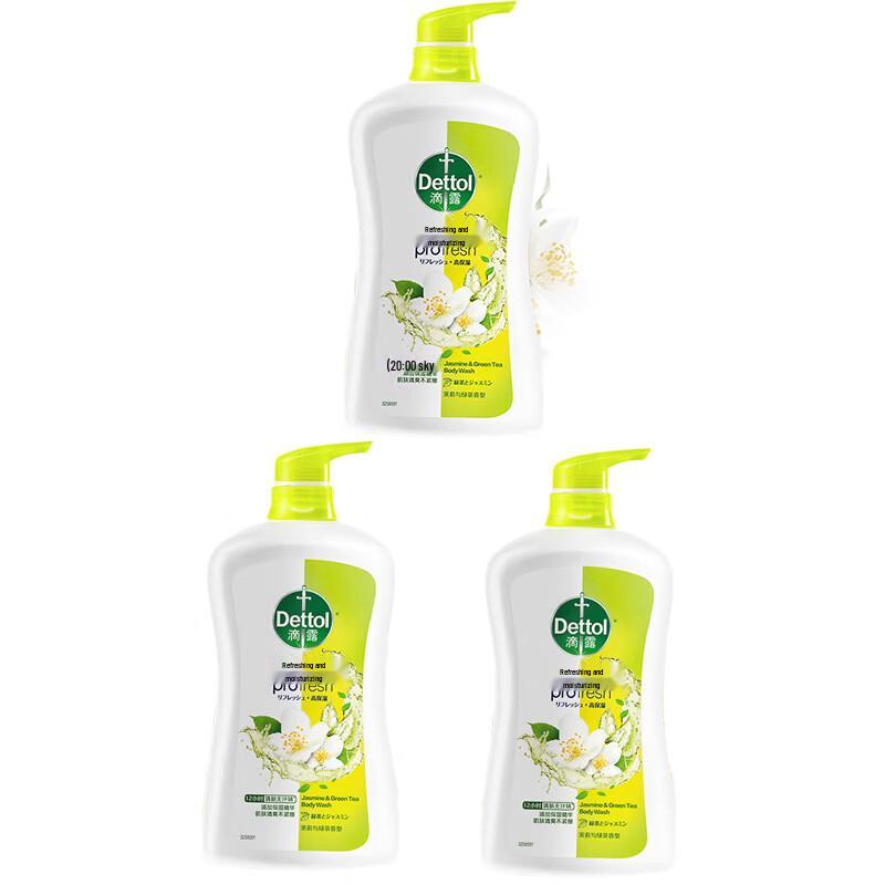 

Dettol Jasmine & Green Tea Moisturizing Shower Gel 3-Pack