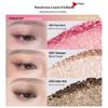 Qianyan Luxurious Crystal Eyeshadow & Blush Palette - Matte Shimmer Contour Highlighter for Daily Use