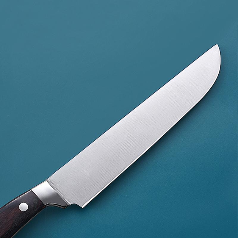 Stainless Steel Slicing Knife Handmade Kitchen Chef Slaughter Knives Utility Nakiri Cleaver