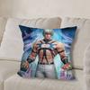 K-King Of F-Fighters cool  Pillow Case Square Double-Sided Printing Short Plush Sofa Cushion Cover Bedroom Bedside Pillow