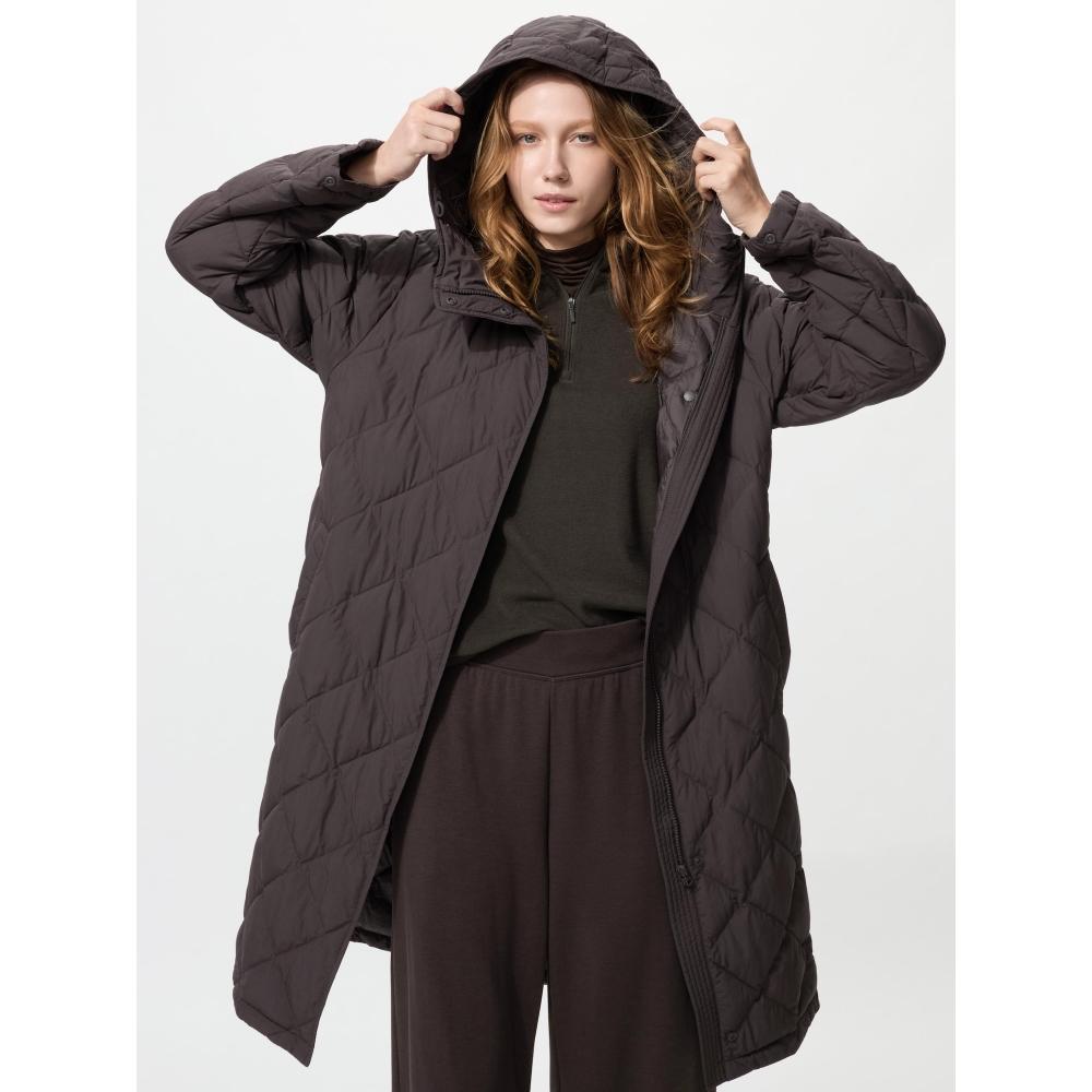 Uniqlo Japan Puff Tech Long Coat Relaxed Fit