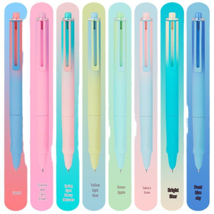 Click Pen with Thermosensitive Erasable Ink, Replaceable Cartridge, Ergonomic Design for Correct Posture, Calligraphy Practice, Ideal for Students