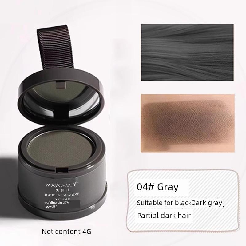 MAYCHEER Hairline Sculpting Contour Powder Headline Powder Waterproof Hair White Hair Cover Powder Repair Gray Hairline Powder