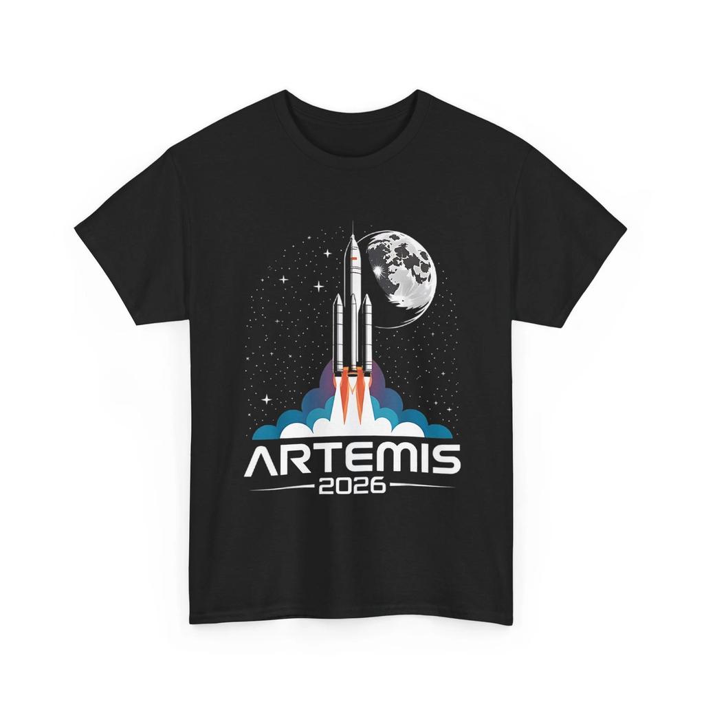 Artemis Shirt, Artemis Launch To The Moon 2026 Space Lovers Shirt
