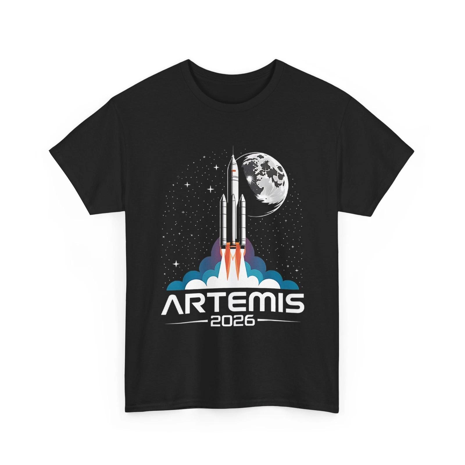 Artemis Shirt, Artemis Launch to The Moon 2026 Space Lovers Shirt L