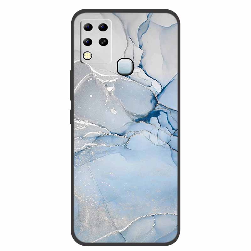 For Infinix Hot 11 G37 Case X689F Marble Silicone Protective TPU Soft Back Cover for Infinix Hot11 G37 128GB Funda Cartoon Coque