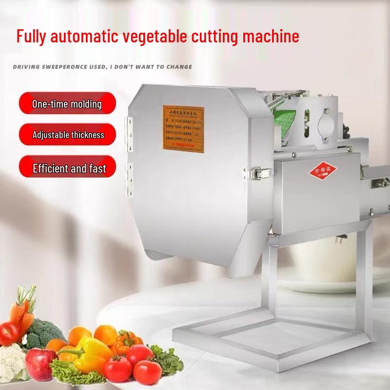 Fully Automatic Electric Vegetable Cutter: Hand-Crank Multifunction for Scallions, Garlic, and Sprouts In Canteens and Kitchens