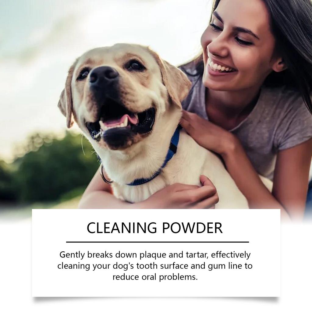 Dog Teeth Cleaning Powder, Plaque Removal, Pet Teeth Cleaning And Tartar Remover(100g)