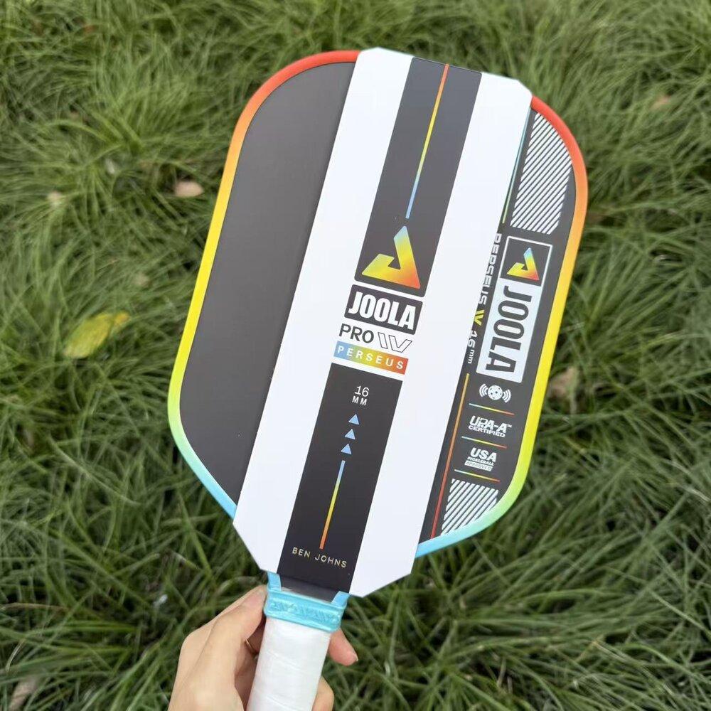 

JOOLA PERSEUS PRO IV BEN JOHNS 16MM Ракетки для пиклбола Углеродное волокно T700 Увеличенное чувство мощности Полностью закрытая оптимальная зона