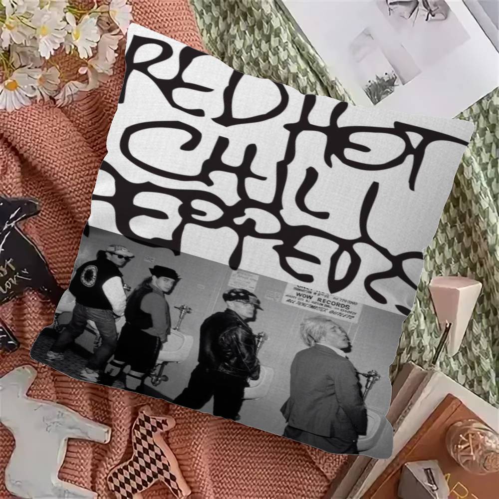 

R-Red Hot-Chili Peppers Office Cushion Pillowcase Car Cushion Cover45X45CM Lumbar Pillowcase Sofa Pillowcover 12x12Inch