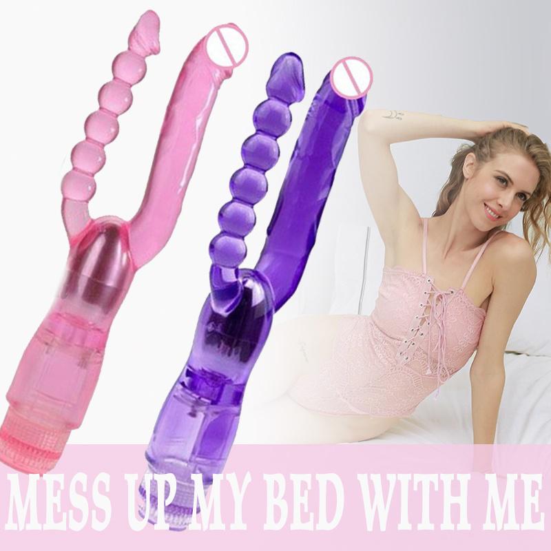 Vodotěsné silikonové vibrační sexuální hračky pro ženy pro lesbické páry Sexuální produkty pro dospělé Sexuální hračky pro ženy