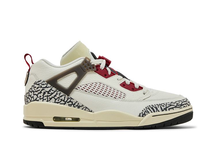 Jordan Spizike Low Sail Anthracite Coconut Milk Varsity Red